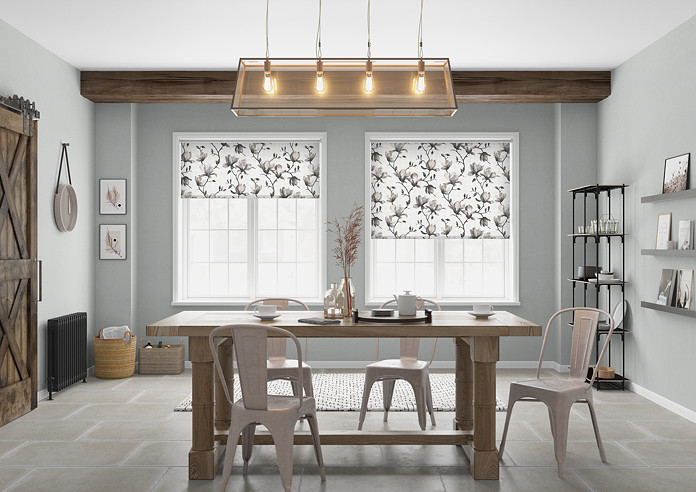 Eldridge (Blackout), Cadet Grey - Roller Blind - Image 5